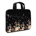 thumbnail image 1 of Funda para portátil XMBFZ 39 x 28 x 5 cm de neopreno con diseño floral, 1 of 6