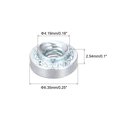 thumbnail image 2 of Unique Bargains Self -Clinching Nuts,#4-40x0.1-Inch Carbon Steel Rivet Nut Round Head Steel Metal Sheet Mounting Fastener 50pcs, 2 of 5