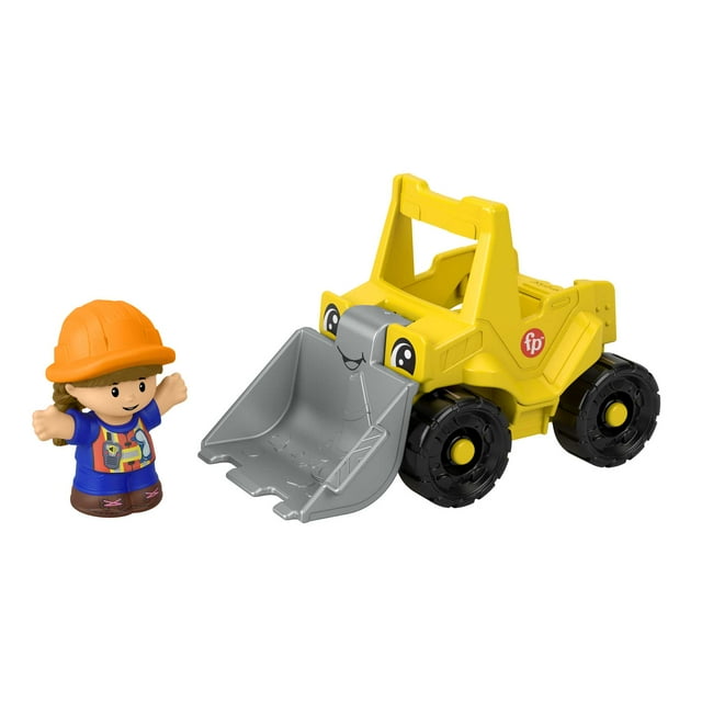 Fisher-Price Little People Bulldozer et figurine, 2 éléments