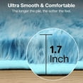 thumbnail image 6 of Moonlight20015 Area Rug 5x7ft non-slip Soft Fluffy Shaggy for Living Room Bedroom Décor Tye Dye Teal, 6 of 8