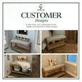 thumbnail image 6 of Finch Graydon Upholstered Bench Natural, 6 of 8