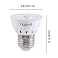 thumbnail image 3 of Lttoisl Indoor Plant Grow Light Bulb, E27 Base Red & Blue Spectrum LED Lamp for Seedlings, Succulents, Hydroponics, Energy-Efficient 220V Full Spectrum Light, 3 of 8