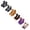 Purple 1PCS & Black 1PCS & White 1PCS & Orange1 1PCS & Orange2 1PCS & Multicolour 1PCS, variant on jiaxiM 5 Pairs Fall Fuzzy Socks, Lounge Socks, Halloween Mid‑Calf Sock Set, Breathable Plush Textile, Expandable Silhouette, Cozy Wear For Cool Evenings