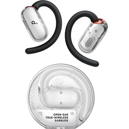 Soundcore V40i Open-Ear Headphones, 4-Size Adjustable Fit, AI Clear Calls, 21H Playtime, Richer Bass, IP55, Bluetooth 5.4