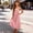 Pink, variant on NAISIBABY Girls Pinafore Dress (5-14T), Summer Casual Loose Fit with Bib Pocket Kids Maxi Overall Dresses Pink 13T