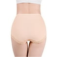 thumbnail image 6 of Matoen Womens Underwear Cotton Panties for Women High Waisted Underpants Briefs Hipster Lace Bikini Panties, 6 of 6