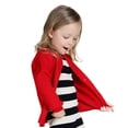 thumbnail image 6 of Valcatch Girls Crewneck Cardigan Cotton Button Long Sleeve Sweater for Infant Toddler Kids 1-8 Years, 6 of 8