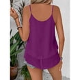 thumbnail image 5 of Stichou Womens Tank Tops Summer Casual Sleeveless Camisole Loose Fit V Neck Spaghetti Strap Cami Shirts Purple XL, 5 of 9