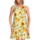 thumbnail image 1 of Balery Beautiful Countryside Sunflower Vestidos de verano para mujer con estampado: vestido holgado sin mangas, vestido playero informal y cómodo para días calurosos., 1 of 7