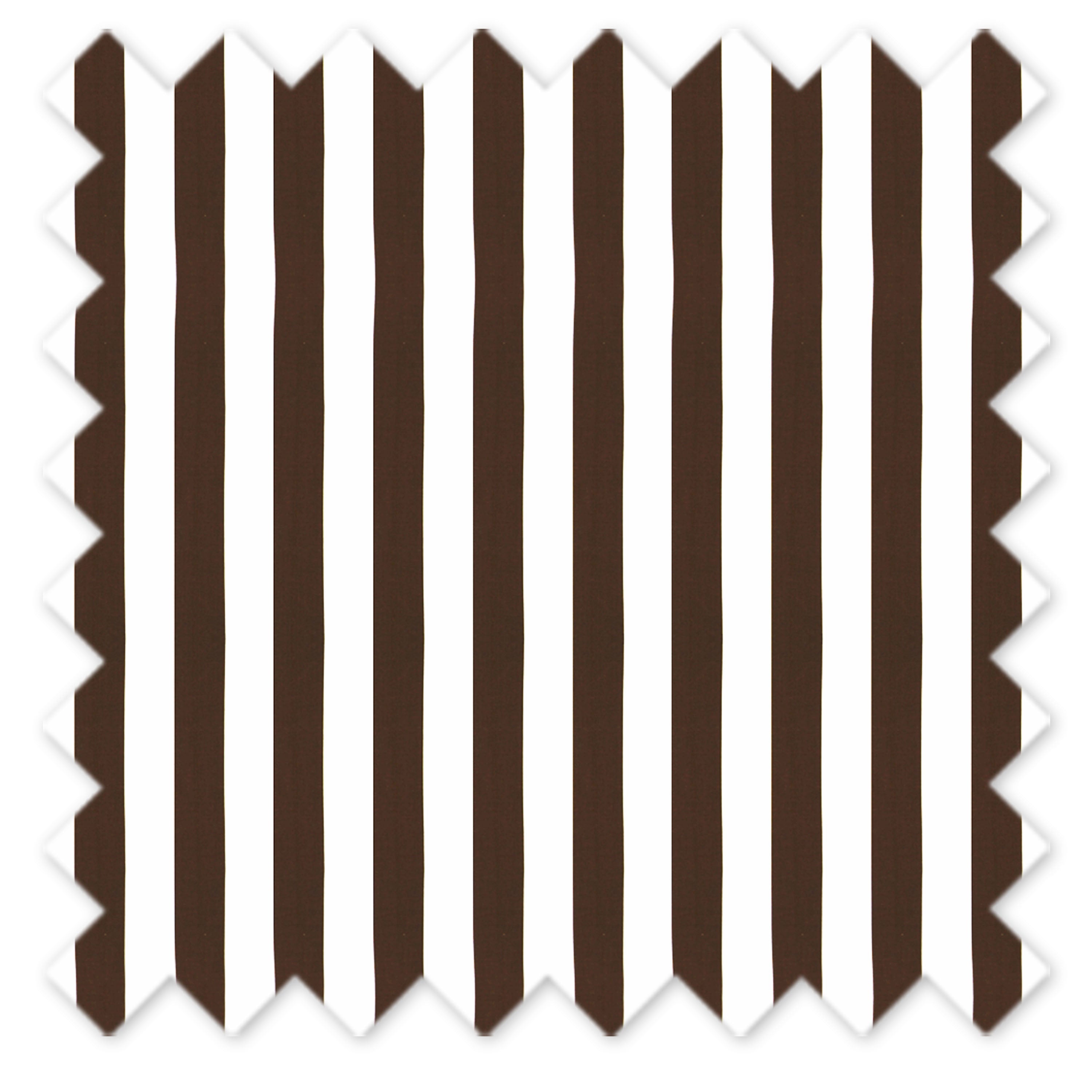 Bacati - Single Light Filtering Curtain Panel Stripes Brown/White - image 5 of 5
