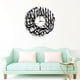 thumbnail image 5 of Reloj de pared decorativo musulmán para Ramadán, reloj acrílico con números arábigos islámicos negro 2, 5 of 8