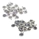 thumbnail image 1 of LOT 60Pcs Spacer Beads, Filigree Lotus Flower Pendant Charms Pendant For DIY Earrings, Bracelets, Necklaces perfecl Colgantes de encantos de yoga, 1 of 8
