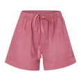 thumbnail image 1 of DEELLEEO Womens Comfy Drawstring Casual Elastic Waist Loose Shorts Pants  on Clearance, 1 of 6