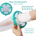 thumbnail image 4 of Brazo protector impermeable para ducha para adultos CIVJET de 6,3 cm, 4 of 9