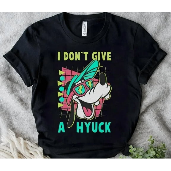 Disney Retro 90s Goofy Shirt, A Goofy Movie I Don't Give A Hyuck T-shirt,