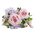 thumbnail image 2 of Artificial Flowers, Imitation Hydrangea And Peony Bouquet, Home Decoration Wedding Handheld Flowers, Faux Wall Flowers, Table Centerpiece Floral Arrangement, Fake Plants, 2 of 8