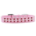 thumbnail image 5 of Dog, Puppy  Pet Fashion Collar, "Pearl and Red Crystal Rimsets Sprinkles", 5 of 6