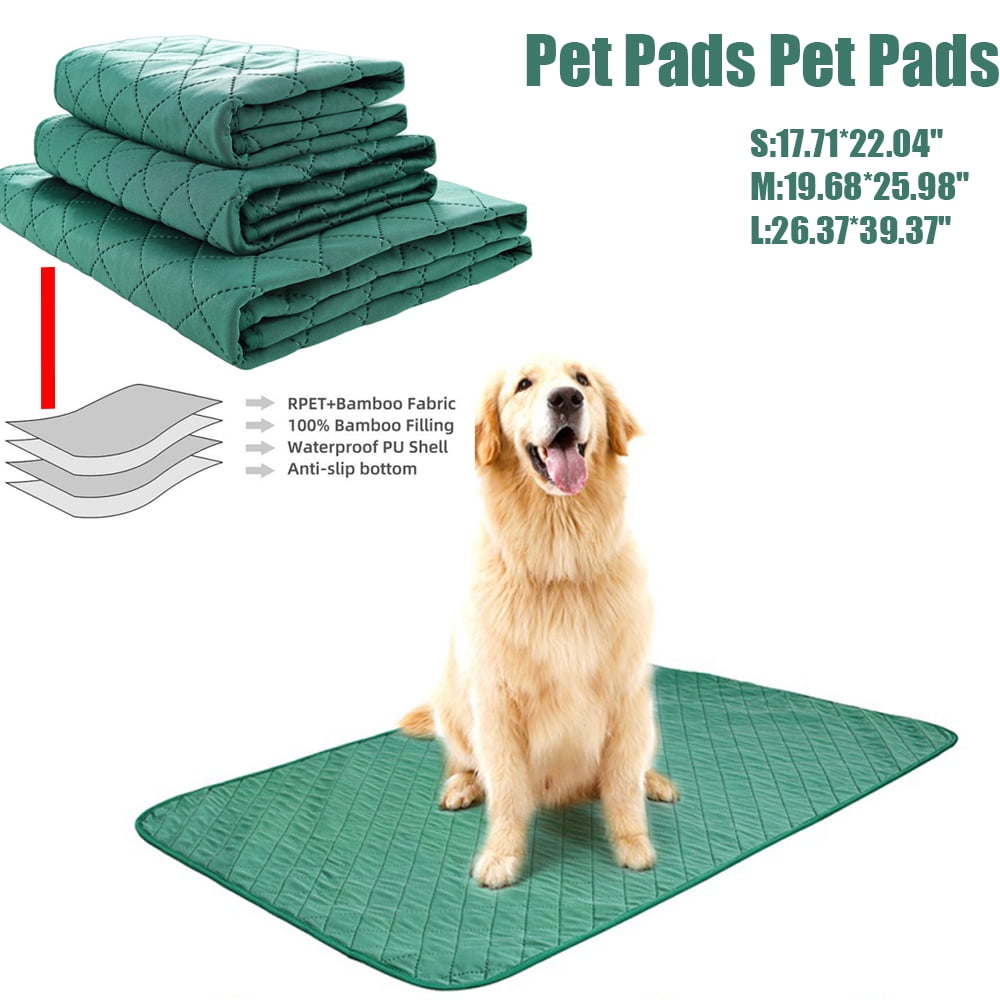  6 Pack Washable Dog Pee Pads 18x24 inch, Reusable Puppy  Training Pads Non-Slip Waterproof Potty Mat for Training, Travel, Whelping,  Housebreaking, Incontinence (18x24 inch) : Pet Supplies