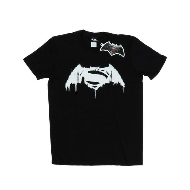 DC Comics T-Shirt pour Hommes Batman v Superman Battue avec Logo