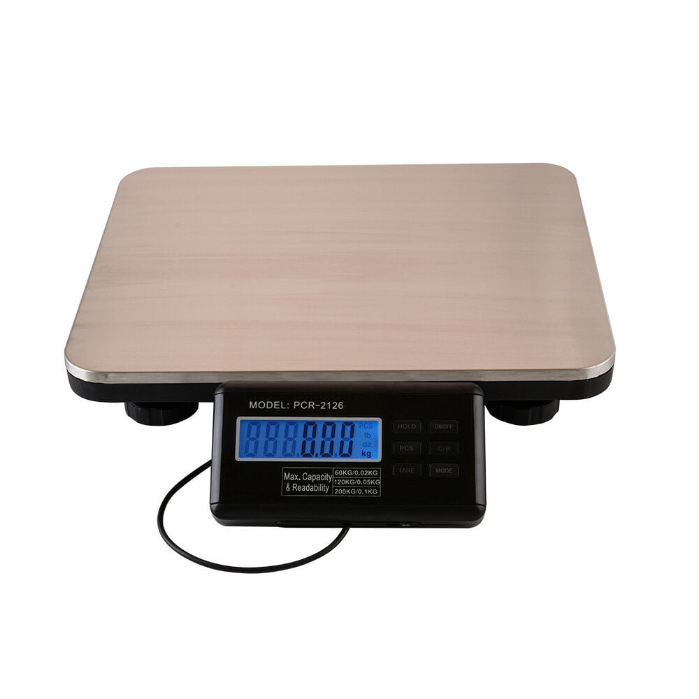 Smart Weigh Digital Heavy Duty Shipping and Postal Scale with Durable  Stainless Steel Large Platform 440 lbs Capacity x 6 oz Readability 