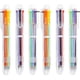 thumbnail image 1 of Paquete de 6 bolígrafos multicolores 6 en 1 de 0,5 mm Bolígrafos retráctiles de 6 colores (paquete de 6) Namotu WRST-330, 1 of 7