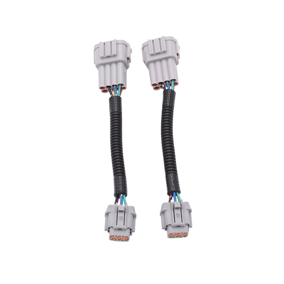 Wiring 8-pin to Headlight 6-pin Conversion Adapters Fit for2003-2005 03 Nissan 350z HID