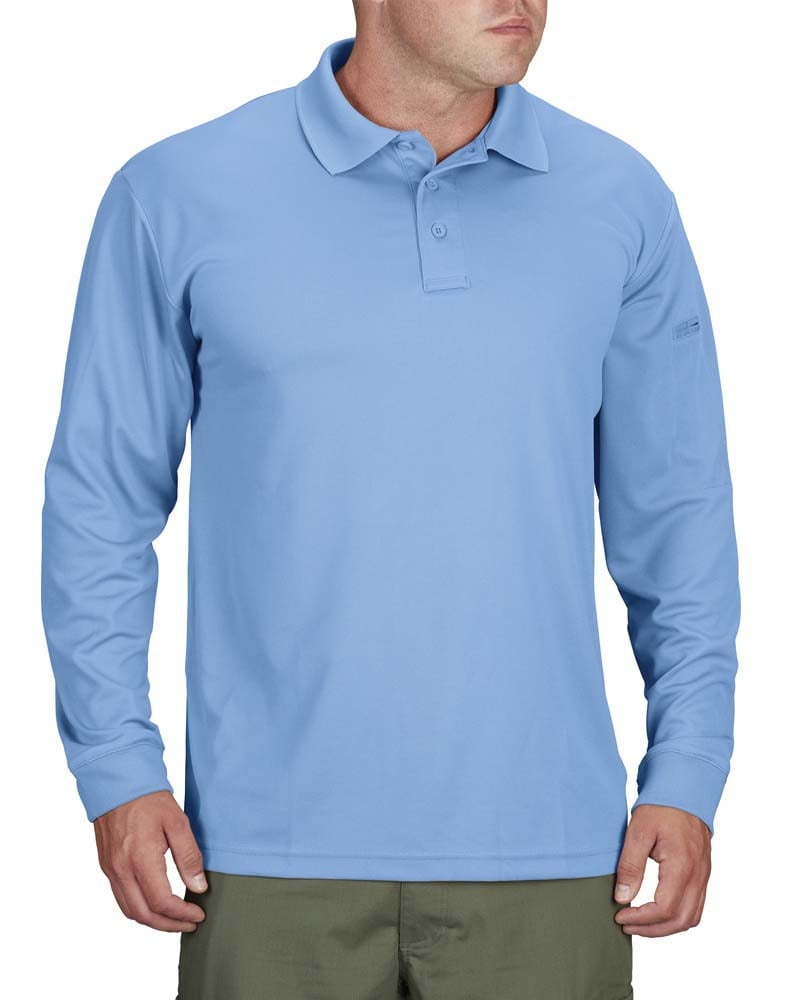 Propper Men's Uniform Polo Long Sleeve Light Blue 4Xl