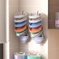 thumbnail image 4 of 2 Pcs Cup Lid Holder Wall-mounted Self-Adhesive Rack For Kitchen Cabinet Storage, 4 of 8