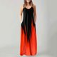 thumbnail image 2 of Mujer Casual Tallas grandes Tie-dy Gradient Cuello redondo Bolsillos Sin mangas Maxi Vestido largo Fridja  hj805, 2 of 5