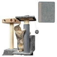 thumbnail image 2 of Tiger Tough Carpet Post Cover/Scratcher - 15.75" Gray, 2 of 10