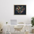 thumbnail image 3 of Stupell Industries Contemporary Retro Science Heart Gold Floating Frame Canvas Art, 21 x 17, by Tobe Fonseca, 3 of 8