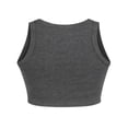 thumbnail image 2 of Playeras George para Mujer, Crop Healter Slim Jaspe Talla G, 2 of 4