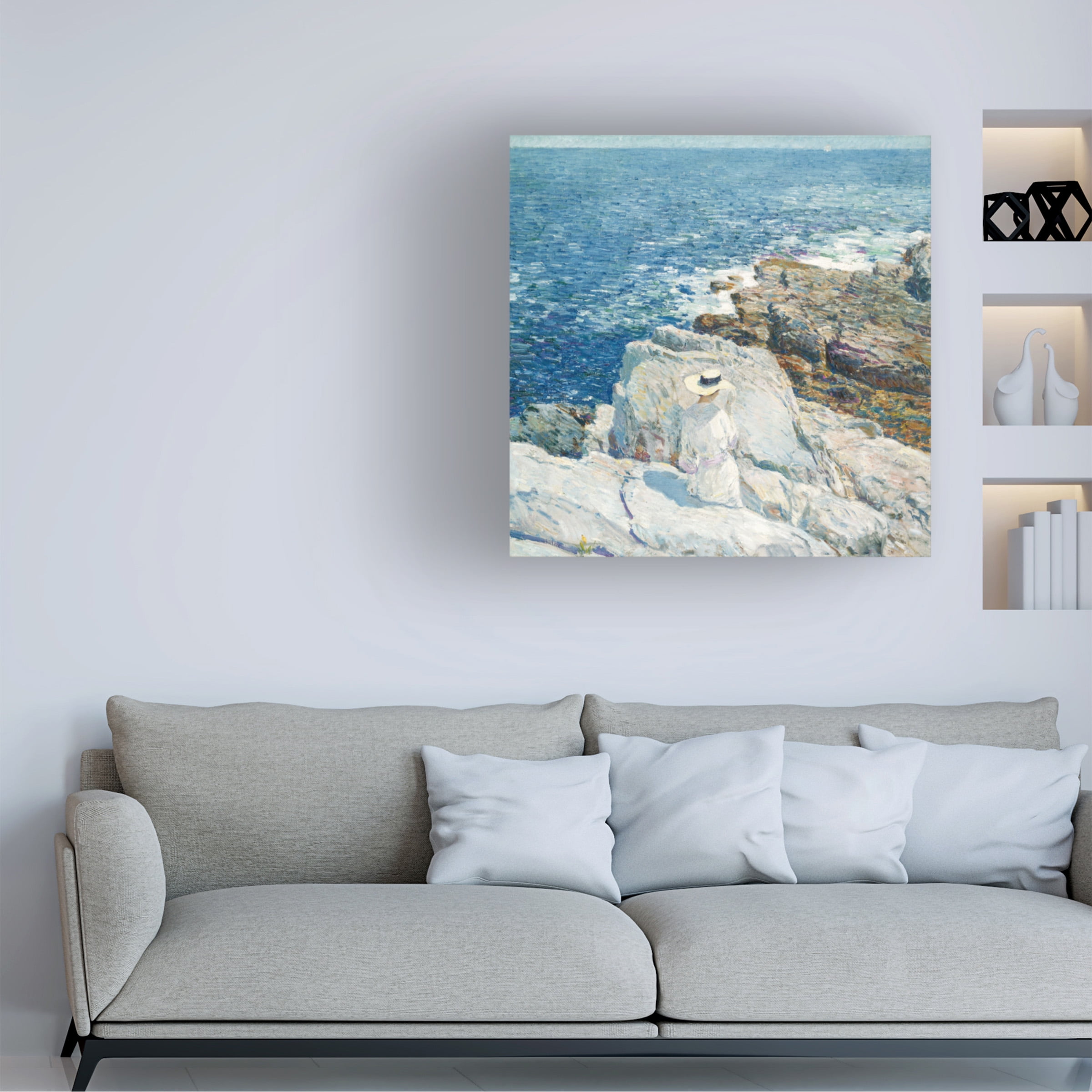 Childe Hassam 'The South Ledges Appledore' Canvas Art