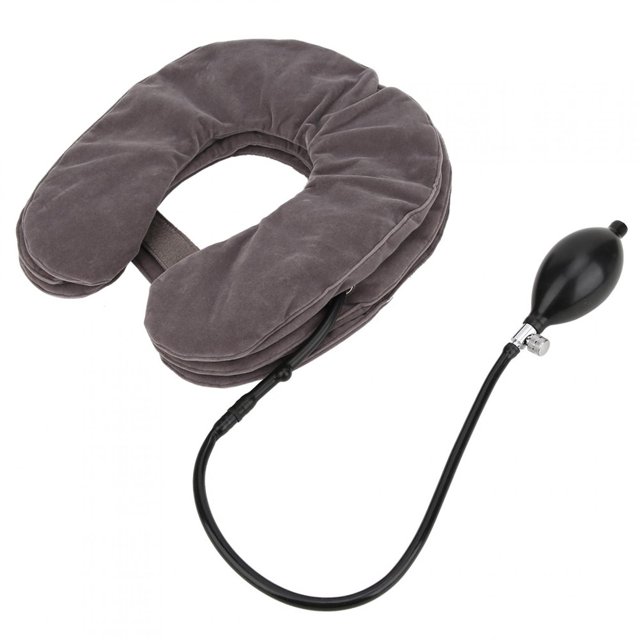 Zyyini Inflatable Cervical Neck Traction Device Portable Neck Brace Support Stretcher,Neck Traction Devices,Cervical Neck Traction Device