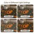 thumbnail image 7 of ODIKA 3'x5' Washable Area Rug Orange Black Pumpkin and Foliage Ornate Design Elegant Seasonal Motif with Symmetrical for Hallway, Laundry Room, Non-Slip, Flatweave, Easy Care, 7 of 7