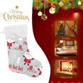 thumbnail image 4 of GZHJMY Christmas Santa Claus Stocking 2PCS, Large Fireplace Xmas Hanging Stockings with Plush Cuff for Family Holiday Party Decorations, 17.71"x 12.20", 4 of 7