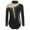 Black, variant on Kids Girls Dance Leotard Gymnastic Sparkly Figure Ice Skating Jumpsuit Athletic Bodysuit Purple 6