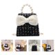thumbnail image 3 of ColoMX Bolso de un solo hombro de los niños Moda Pearl Bowknot Crossbody Bag Monedero, 3 of 7