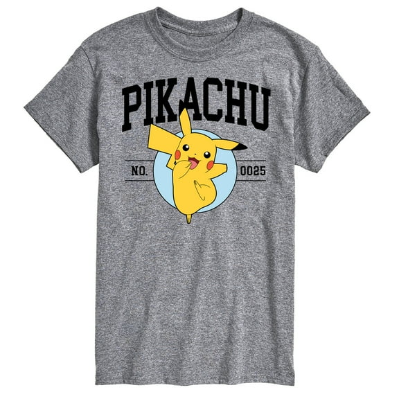 Pokémon - Pikachu Collegiate - Men's Short Sleeve Graphic T-Shirt