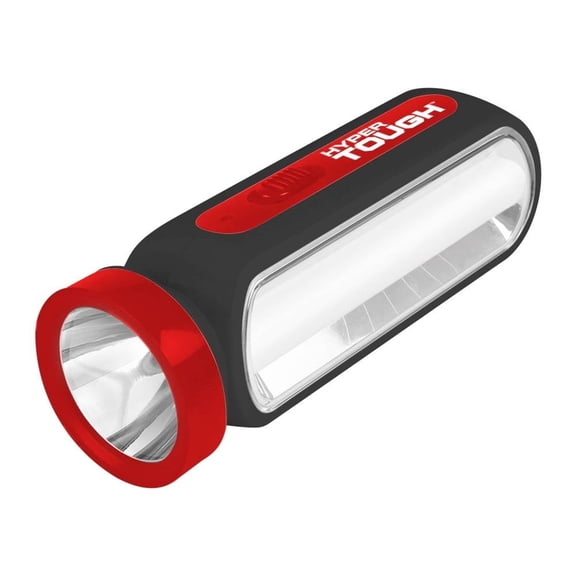 Linterna HYPER TOUGH con Luz de Emergencia: LED 3W + 13 SMD