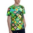 thumbnail image 5 of Mens Super Mario Luigi 3d Print T-Shirt Crewneck Short Sleeve Tee Shirt, 5 of 7