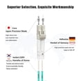 thumbnail image 2 of Flyprofiber- Cable De Conexión De Fibra 1M/3Ft Om3 Lc A Lc Cable De Fibra Óptica Lszh 10Gb/40Gb Multimodo Dúplex 50/125Um Opciones De Longitud: 0,2 M-200 M 10 Unidades, 2 of 5