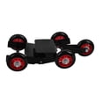 thumbnail image 2 of SHISUYAN Roue de Pneu Diable Pneus Plats Survolteur Chariot Rouleau de Pneu d'Urgence Outil de Déplacement avec 5 Roues pour Moto Tricycle Robuste, 2 of 8