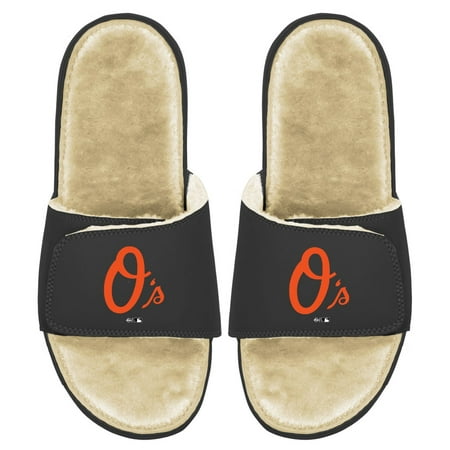 

Youth ISlide Black/Tan Baltimore Orioles Faux Fur Slide Sandals