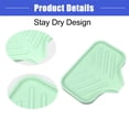 thumbnail image 5 of Vocoste Soap Dish Keep Soap Dry for Bathroom Kitchen Silicone Light Green 13.5x10.5cm, 5 of 7