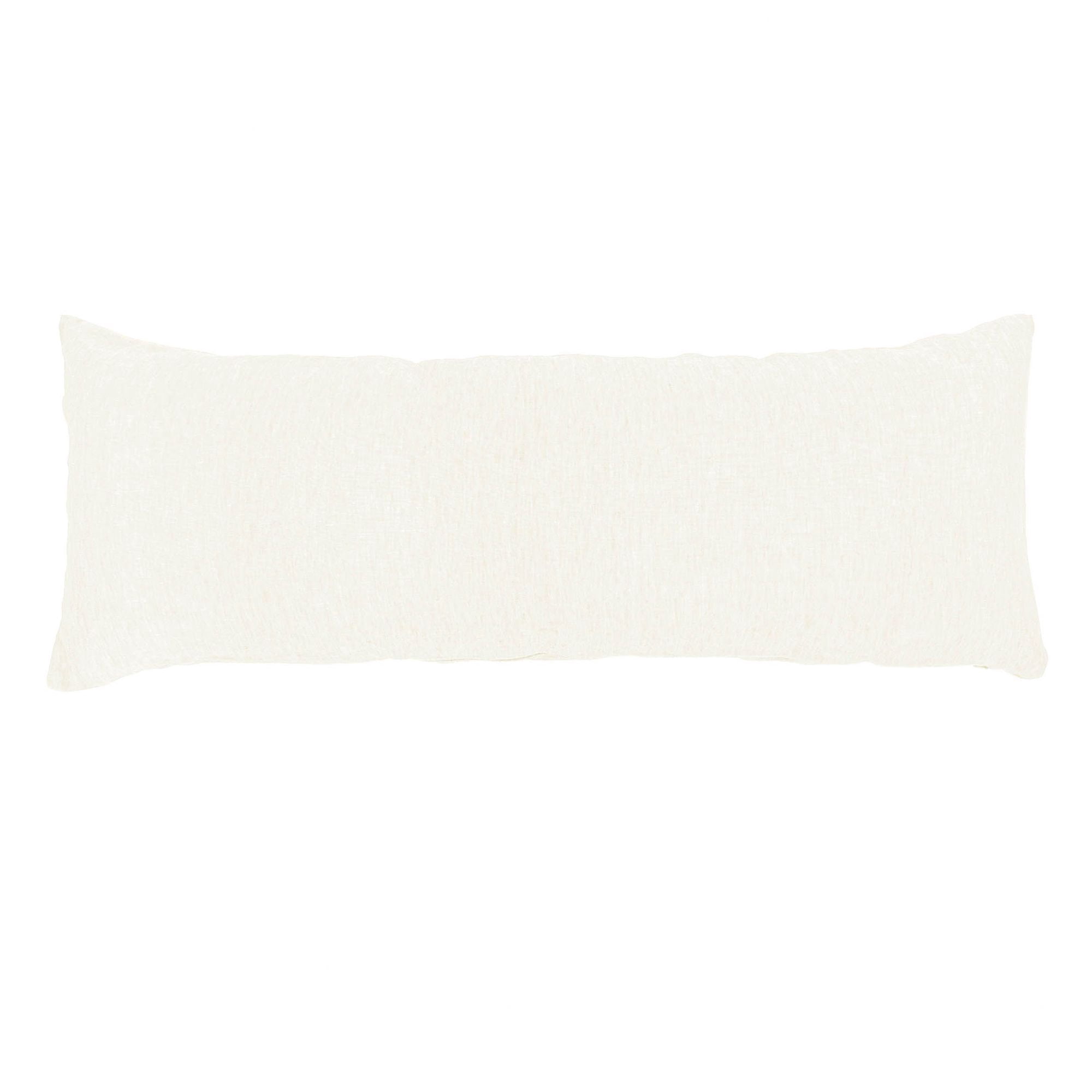 French Linen Body Pillow with removable Sham - Cream | BOKSER HOME