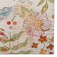 thumbnail image 2 of Linon Home Decor 8079969 5 x 7 ft. Daytona Polyester Rug, Ivory & Pink, 2 of 5