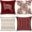 Burgundy, variant on Pillow Covers 18x18 Set of 4, Modern Sofa Throw Pillow Cover, Decorative Home Outdoor Linen Fabric Geometric Pillow Case for Couch Bed Car 45x45cm (Gray)