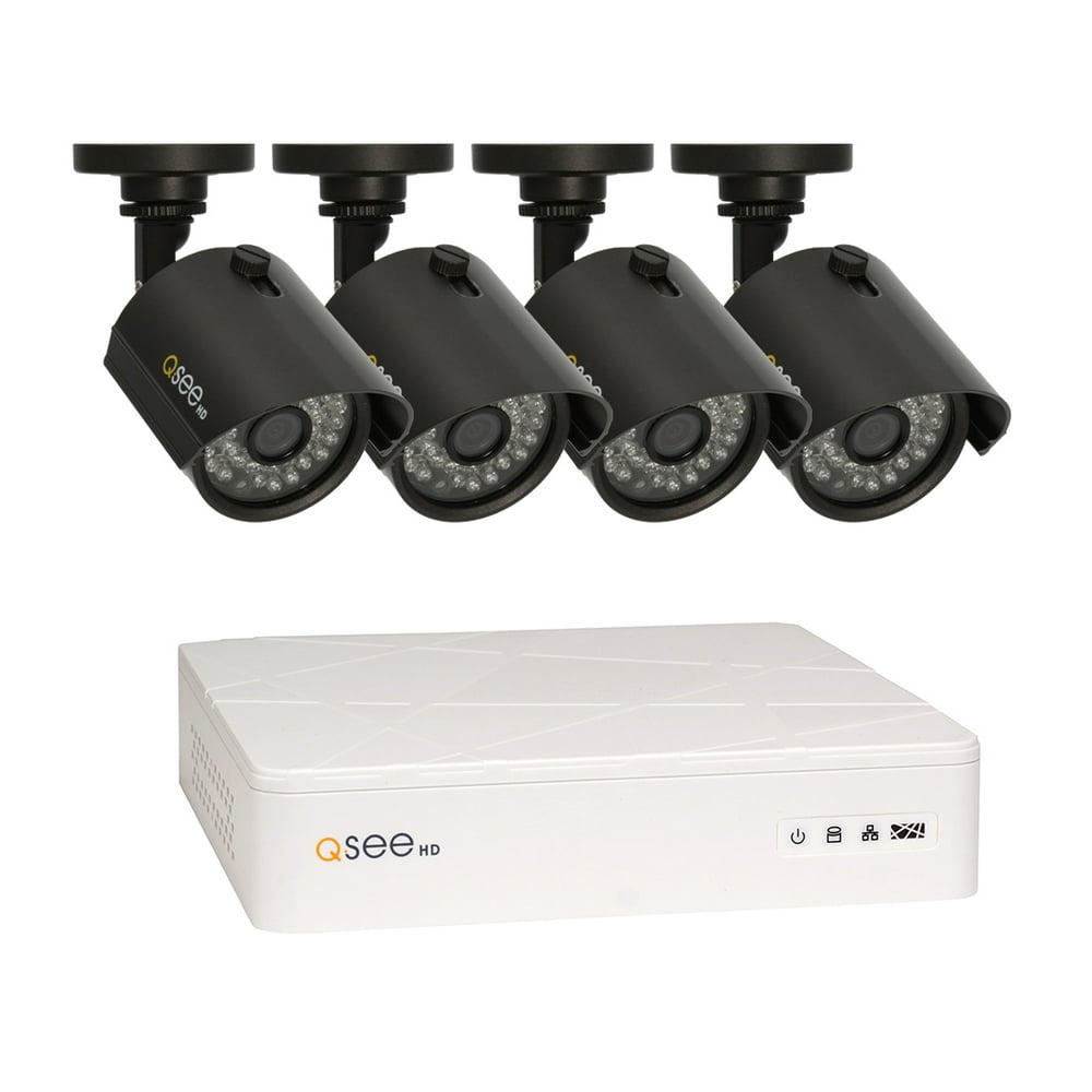 QSee HD 720P 8 Channel DVR Security System, 4 Outdoor HD Security