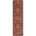 thumbnail image 4 of SAFAVIEH Heritage Essex Traditional Wool Area Rug, Red/Navy, 9'6" x 13'6", 4 of 10